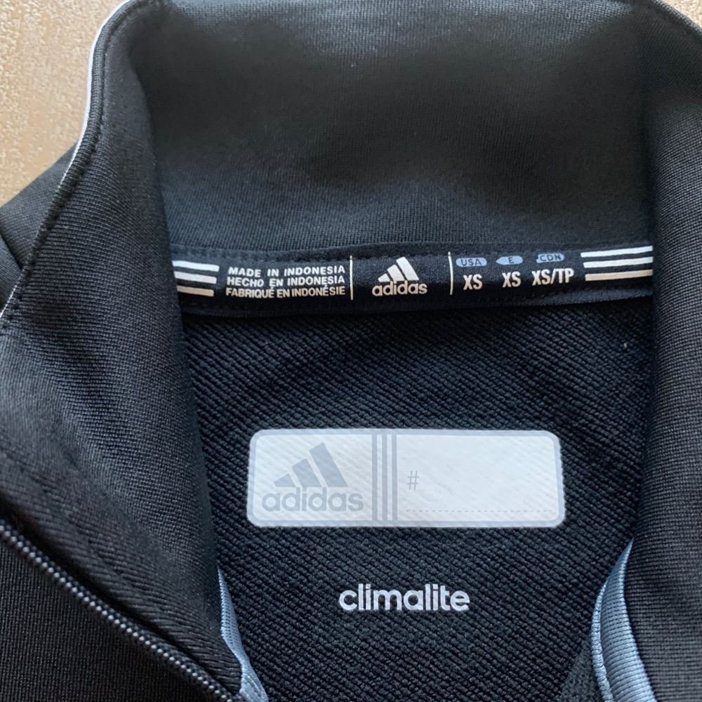 ADIDAS CLIMALITE 1/4 ZIP PULLOVER JACKET - Picture 3 of 4